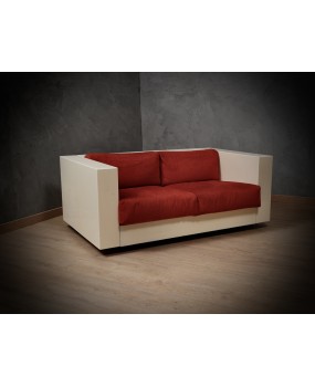 MASSIMO VIGNELLI Mod. Saratoga White and Red ArmChair, 1964