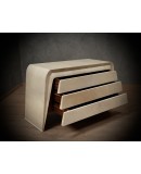 MidCentury Goatskin Italian Chest of Drawer