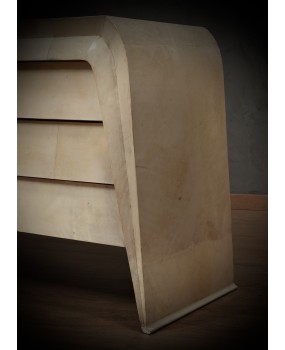 Cassettone MidCentury in pergamena Italiano