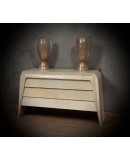 MidCentury Goatskin Italian Chest of Drawer