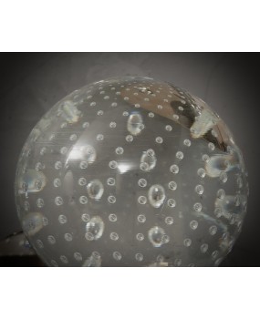 Murano Art Glass and Steel Wall Light, 1980