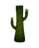 Vaso in Vetro Artistico di Murano Verde e Giallo