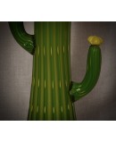 Vaso in Vetro Artistico di Murano Verde e Giallo