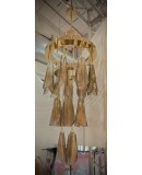 Lampadario in Vetro Artistico di Murano e Ottone