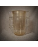 Murano Art Glass Blown Glass Gold Color Midcentury Vase