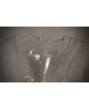 Murano Art Glass Blown Glass Transparent Color Midcentury Vase