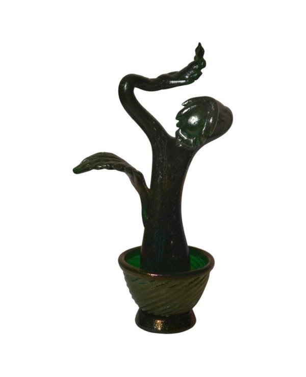 Murano Green Glass Sculpture, 2000
