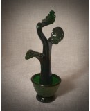 Murano Green Glass Sculpture, 2000
