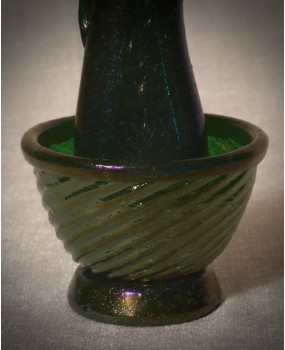 Murano Green Glass Sculpture, 2000