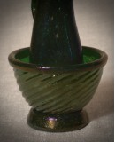 Murano Green Glass Sculpture, 2000