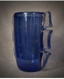 Murano Art Glass Blown Glass Sky Blue Color Midcentury Vase