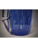 Murano Art Glass Blown Glass Sky Blue Color Midcentury Vase