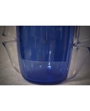 Murano Art Glass Blown Glass Sky Blue Color Midcentury Vase