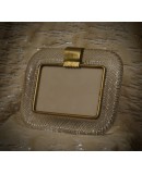 Cornice in vetro artistico trasparente di Murano Barovier & Toso