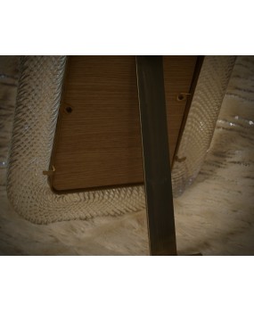 Barovie & Toso Murano Transparent Color Art Glass Picture Frame