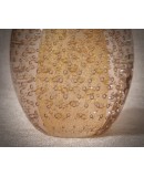 Murano Gold and Pink Art Glass Egg, 1980