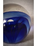 Sfera in Vetro di Murano di Colore Blu, 1980