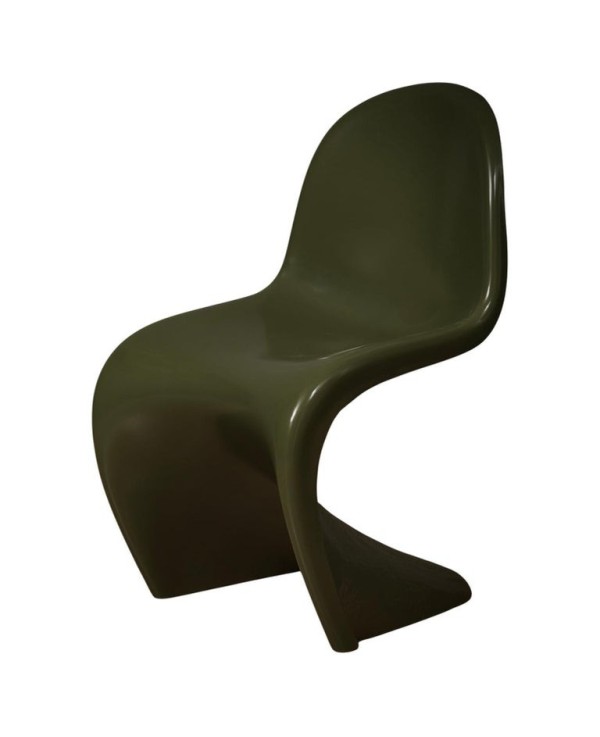 Sedia Singola Verner Panton Verde, 1960