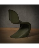 Verner Panton Green Side Chairs, 1960