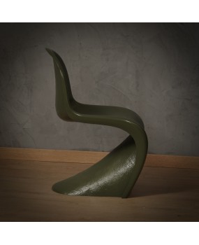 Sedia Singola Verner Panton Verde, 1960