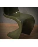 Verner Panton Green Side Chairs, 1960