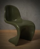 Sedia Singola Verner Panton Verde, 1960