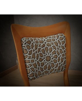 Sedie da Pranzo in Legno d'Acero e Velluto di Vittorio Dassi, 1950