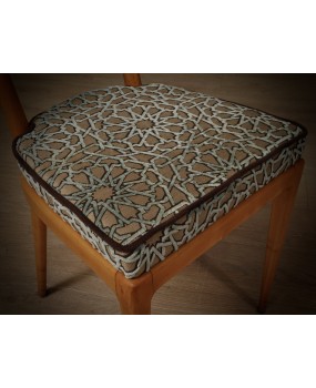 Sedie da Pranzo in Legno d'Acero e Velluto di Vittorio Dassi, 1950