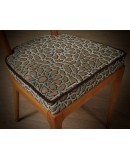 Vittorio Dassi Maple Wood and Velvet Midcentury Dinning Room Chairs, 1