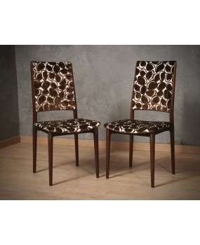 Osvaldo Borsani for Tecno Wood and Velvet Office Desk Dinning Room Cha