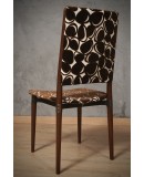 Osvaldo Borsani for Tecno Wood and Velvet Office Desk Dinning Room Cha