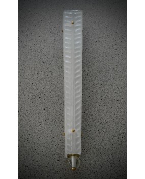 Murano Sandblasted Art Glass Wall Lights and Sconces