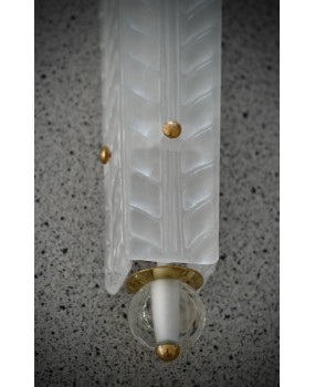 Applique in Vetro Artistico Sabbiato di Murano