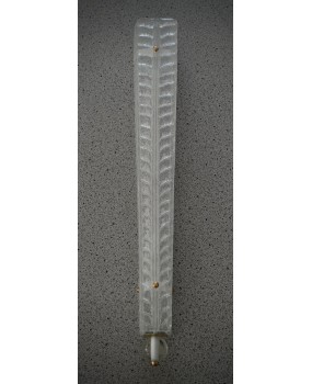 Murano Transparent Art Glass Wall Lights and Sconces