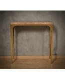 Brass and Pink Marble Console Table, 2000 Brass and Pink Marble Console Table, 2000