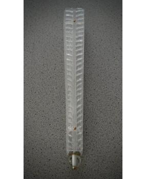 Murano Transparent Art Glass Wall Lights and Sconces