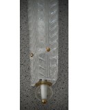 Applique in Vetro Artistico Trasparente di Murano