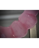 SP 79 Specchio in Vetro Artistico Rosa di Murano e Ottone