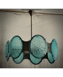 Lampadario in Vetro di Murano e bronzo