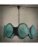 Lampadario in Vetro di Murano e bronzo