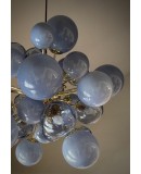 Murano Sputnik Pastel Light Blu Midcentury Chandelier and Pendant