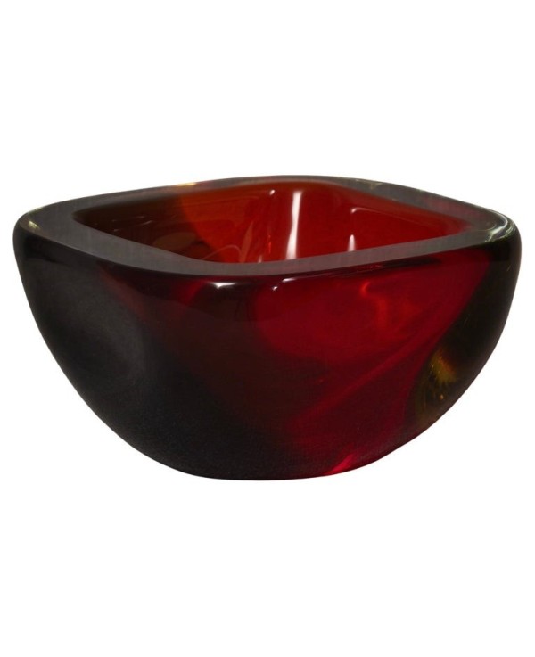 Art Deco Modern Murano Glass Ashtray, Italian Design