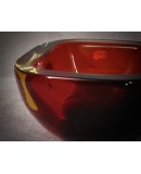 Art Deco Modern Murano Glass Ashtray, Italian Design