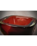 Art Deco Modern Murano Glass Ashtray, Italian Design
