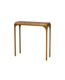 Brass and Pink Marble Console Table, 2000 Brass and Pink Marble Console Table, 2000