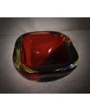 Art Deco Modern Murano Glass Ashtray, Italian Design