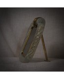 Art Deco Modern Brass and Murano Glass Sculpture