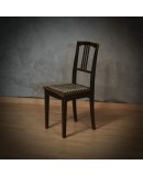 Art Deco Beech Wood Black Lacquered Austrian Piano Chair, 1900