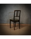 Art Deco Beech Wood Black Lacquered Austrian Piano Chair, 1900