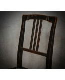 Art Deco Beech Wood Black Lacquered Austrian Piano Chair, 1900